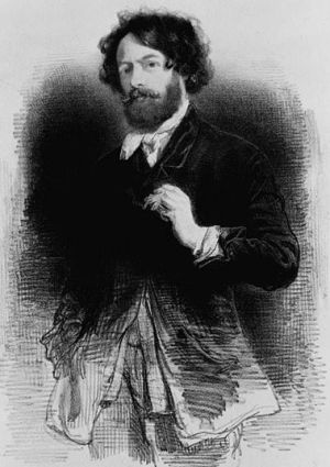 Auto-portrait de Paul Gavarni 1842, Bibliothèque du Congrès, Washington, Etats-Unis