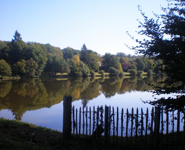 L'étang de Conore à Peyrilhac