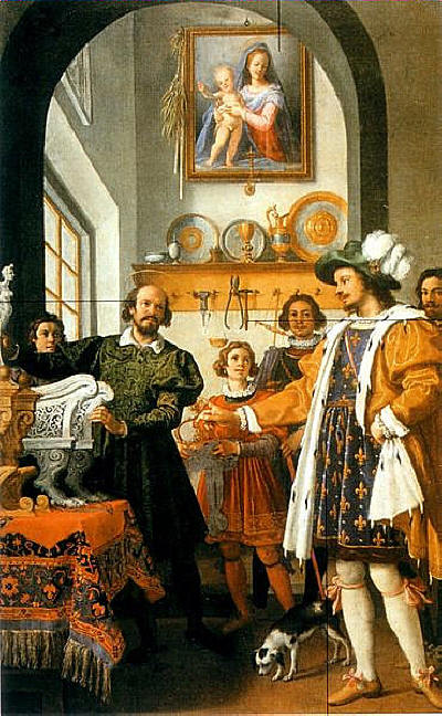 L'honnêteté de saint Eloi, 1614, Tableau de Jacopo Chimenti ; Galerie des Offices ; Florence