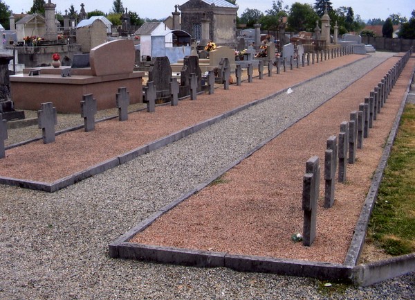 Photo de certaines tombes allemandes. Collection privée