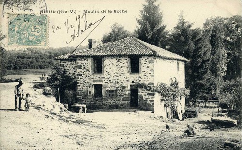 Moulin de La Roche, carte postale ancienne, collection privée.