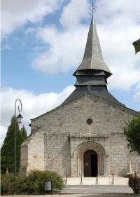 Eglise de Couzeix, crédit photo, Sylviane Jary, Mémoire de Nieul et Alentours