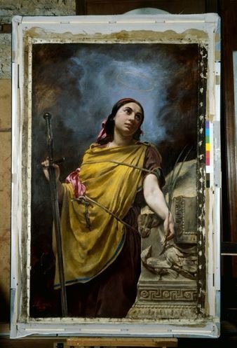 Sainte Catherine d’Alexandrie,crédits photo Rivière, Philippe - © Inventaire général, ADAGP