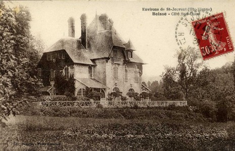 Château de Boisse, Saint-Jouvent. CPA collection privée.