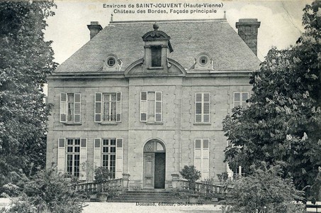 Château Les Bordes, Saint-Jouvent. CPA collection privée.