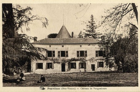 Château Vaugoulour Saint-Jouvent. CPA collection privée.