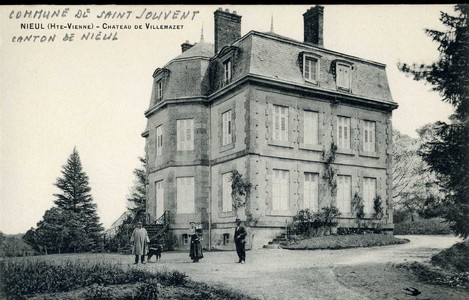 Château Villemazet Saint-Jouvent. CPA collection privée.
